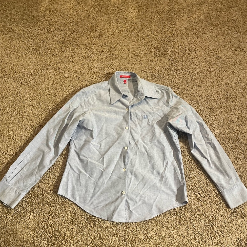 NEW Anne Klein Blue Button Down - priced to sell, want it gone